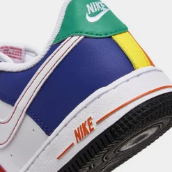 Little Kids' Nike Force 1 LV8 Casual Shoes University Red/White/Deep Royal Blue/Opti Yellow - FN6978 657 -Sports Fashion FN6978 657 P3