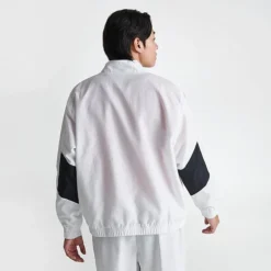 Men's Nike Air Swoosh Woven Track Jacket Summit White/Black - FN7687 121 -Sports Fashion FN7687 121 M4