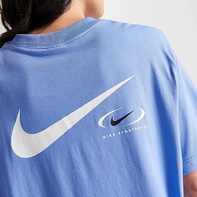 Women's Nike Sportswear Swoosh Life Graphic T-Shirt Polar Ice - FN7722 450 6 Women's Nike Sportswear Swoosh Life Graphic T-Shirt Polar Ice - FN7722 450 - Image 6