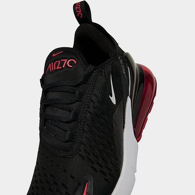 Big Kids' Nike Air Max 270 Casual Shoes Black/White/Gym Red/Iron Grey - FQ2414 001 3 Big Kids' Nike Air Max 270 Casual Shoes Black/White/Gym Red/Iron Grey - FQ2414 001 - Image 3