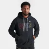 Men's Nike Sportswear Club Fleece Wordmark Pullover Hoodie Black/Multi - FQ6155 011