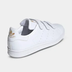 Men's Adidas Originals Stan Smith Primegreen Casual Shoes White/White/Gold Metallic - FX5508 100 -Sports Fashion FX5508 100 P4