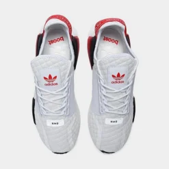 Men's Adidas Originals NMD R1 Casual Shoes Footwear White/Core Black - FZ4636 100 -Sports Fashion FZ4636 100 P5