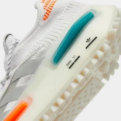 Men's Adidas Originals NMD_S1 Casual Shoes White/Solid Grey/Off White - FZ5707 100 -Sports Fashion FZ5707 100 P3