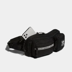 Adidas Originals Rectangle Crossbody Bag Black/White - GA5090 001 -Sports Fashion GA5090 001 P5