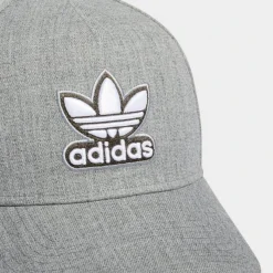 Adidas Originals OG A-Frame Snapback Hat Medium Grey Heather/White - GB4272 020 -Sports Fashion GB4272 020 P4