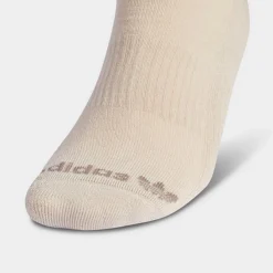 Adidas Originals Trefoil Mid Crew Socks (3-Pack) Wonder Beige/Cardboard Brown/Grey - GC3075C 260 -Sports Fashion GC3075C 260 P3