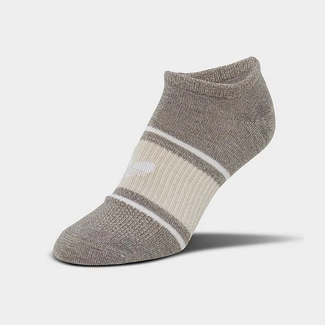 Women's Adidas Originals No Show Socks (6-Pack) Wonder Beige/Wonder White - GC3367 260 2 Women's Adidas Originals No Show Socks (6-Pack) Wonder Beige/Wonder White - GC3367 260 - Image 2