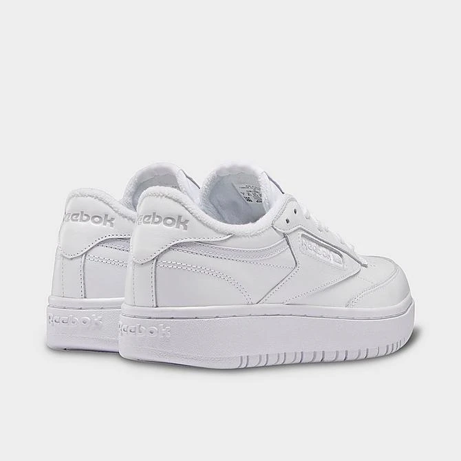Women's Reebok Club C Double Platform Casual Shoes - GW0854 100 4 Women's Reebok Club C Double Platform Casual Shoes - GW0854 100 - Image 4