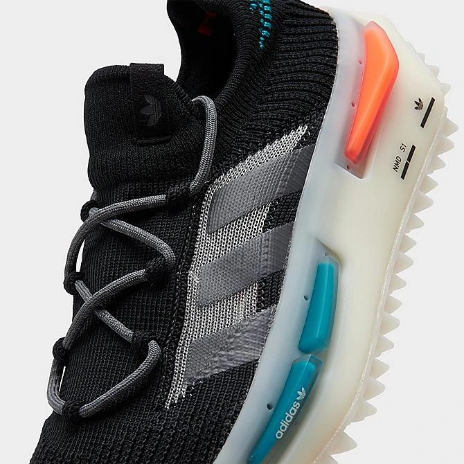 Big Kids' Adidas Originals NMD_S1 Casual Shoes Core Black/Grey Five/Off White - GW2186 001 3 Big Kids' Adidas Originals NMD_S1 Casual Shoes Core Black/Grey Five/Off White - GW2186 001 - Image 3