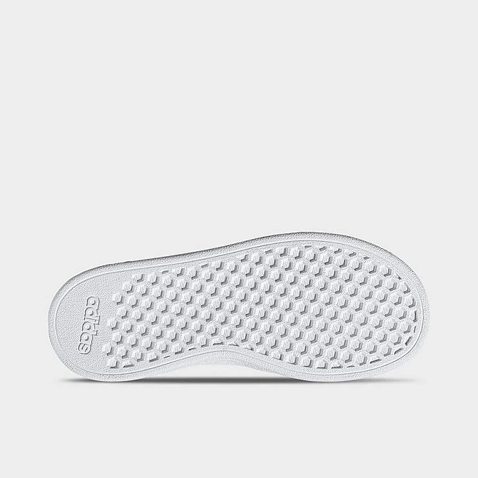Little Kids' Adidas Grand Court Hook-And-Loop Stretch Lace Casual Shoes White/Matte Silver/Matte Silver - GW6516P 100 6 Little Kids' Adidas Grand Court Hook-And-Loop Stretch Lace Casual Shoes White/Matte Silver/Matte Silver - GW6516P 100 - Image 6