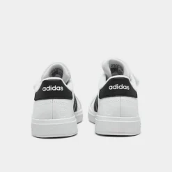 Little Kids' Adidas Grand Court Hook-And-Loop Stretch Lace Casual Shoes Cloud White/Core Black/Core Black - GW6521 100 9 Little Kids' Adidas Grand Court Hook-And-Loop Stretch Lace Casual Shoes Cloud White/Core Black/Core Black - GW6521 100 -Sports Fashion GW6521 100 P4