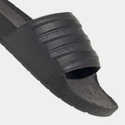 Men's Adidas Essentials Adilette BOOST Slide Sandals Carbon/Core Black/Core Black - GX4285 099 -Sports Fashion GX4285 099 P3