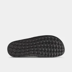 Men's Adidas Essentials Adilette BOOST Slide Sandals Carbon/Core Black/Core Black - GX4285 099 -Sports Fashion GX4285 099 P6