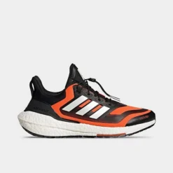 Men's Adidas UltraBOOST 22 COOL.RDY Running Shoes Impact Orange/Cloud White/Pulse Blue - GX6689 800