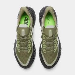 Men's Adidas 4DFWD 2 Running Shoes Focus Olive/Zero Metallic/Orbit Green - GX9251 314 -Sports Fashion GX9251 314 P5