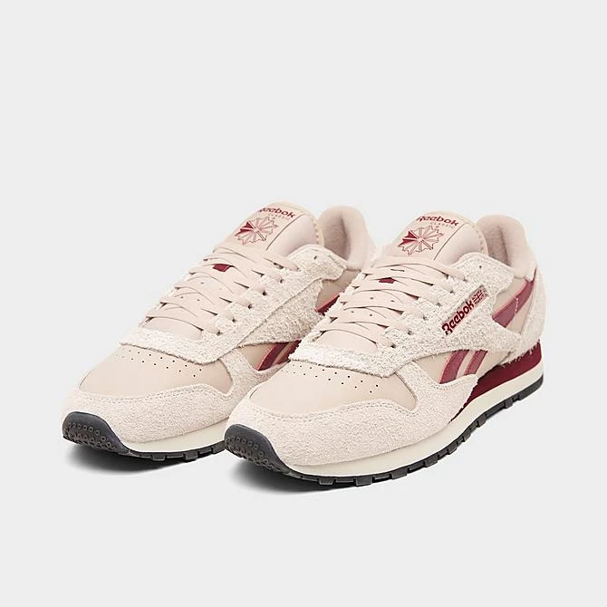 Men's Reebok Classic Leather Casual Shoes Modern Beige/Alabaster/Classic Burgundy - GY1525 269 2 Men's Reebok Classic Leather Casual Shoes Modern Beige/Alabaster/Classic Burgundy - GY1525 269 - Image 2