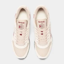 Men's Reebok Classic Leather Casual Shoes Modern Beige/Alabaster/Classic Burgundy - GY1525 269 10 Men's Reebok Classic Leather Casual Shoes Modern Beige/Alabaster/Classic Burgundy - GY1525 269 -Sports Fashion GY1525 269 P5