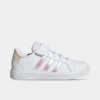 Big Kids' Adidas Grand Court 2.0 Stretch Lace Casual Shoes Cloud White/Iridescent/Cloud White - GY2327 100