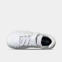 Big Kids' Adidas Grand Court 2.0 Stretch Lace Casual Shoes Cloud White/Iridescent/Cloud White - GY2327 100 -Sports Fashion GY2327 100 P5