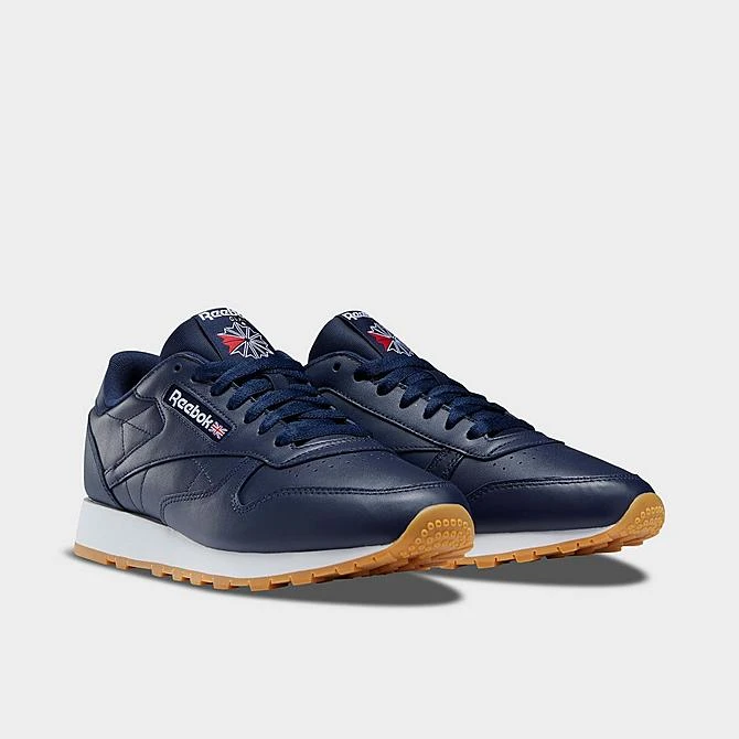 Men's Reebok Classic Leather Casual Shoes Vector Navy/Ftwr White/Reebok Rubber Gum - GY3600 400 2 Men's Reebok Classic Leather Casual Shoes Vector Navy/Ftwr White/Reebok Rubber Gum - GY3600 400 - Image 2