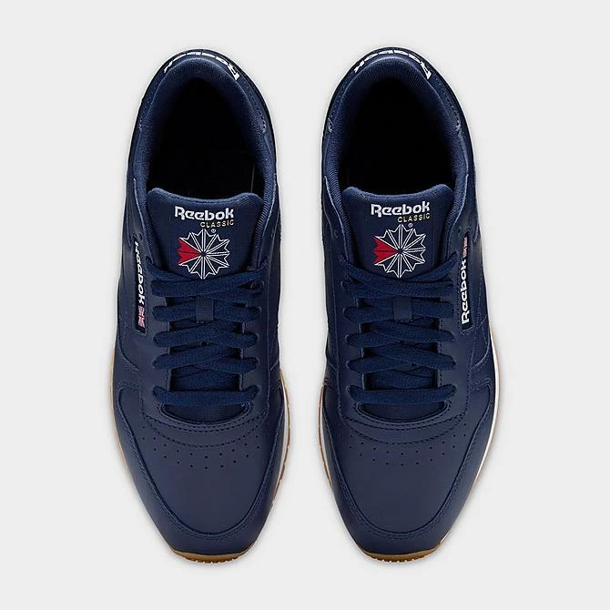 Men's Reebok Classic Leather Casual Shoes Vector Navy/Ftwr White/Reebok Rubber Gum - GY3600 400 5 Men's Reebok Classic Leather Casual Shoes Vector Navy/Ftwr White/Reebok Rubber Gum - GY3600 400 - Image 5