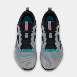 Men's Reebok Nanoflex V2 Training Shoes Core Black/Pure Grey/Classic Teal - GY6211 001 -Sports Fashion GY6211 001 P5