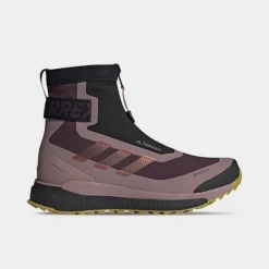Women's Adidas Terrex Free Hiker Cold.RDY Hiking Boots Shadow Maroon/Wonder Red/Pulse Lilac - GY6759 601