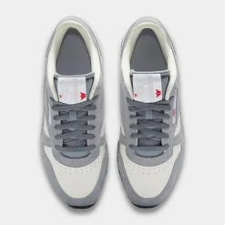 Men's Reebok Classic Leather Casual Shoes Cold Grey 5/Cold Grey 2/Chalk - GY8816 074 -Sports Fashion GY8816 074 P5