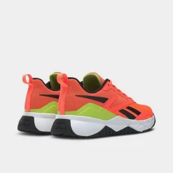 Men's Reebok NFX Trainers Training Shoes Orange Flare/Core Black/Acid Yellow - GY9770 840 -Sports Fashion GY9770 840 P4