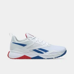 Men's Reebok NFX Trainers Training Shoes Footwear White/Cold Grey/Vector Blue - GY9772 100