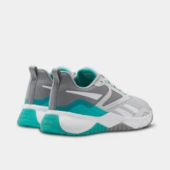 Women's Reebok NFX Trainer Training Shoes Pure Grey 2/Pure Grey 4/Classic Teal - GY9773 048 -Sports Fashion GY9773 048 P4