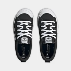Girls' Little Kids' Adidas Originals Nizza Platform Casual Shoes Core Black/Cloud White/Core Black - GY9959 001 -Sports Fashion GY9959 001 P5
