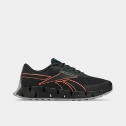 Men's Reebok Zig Dynamica 2 Adventure Trail Running Shoes Core Black/Orange Flare/Classic Teal - GZ2181 001