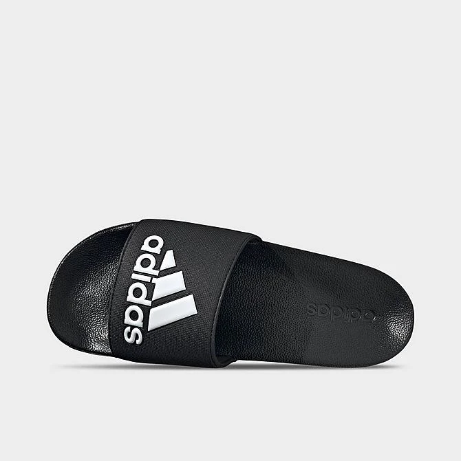 Men's Adidas Adilette Shower Slide Sandals Core Black/Footwear White/Core Black - GZ3779 001 5 Men's Adidas Adilette Shower Slide Sandals Core Black/Footwear White/Core Black - GZ3779 001 - Image 5