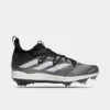 Men's Adidas Adizero Afterburner NWV Baseball Cleats Black/White/Grey - GZ4580 001