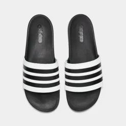 Men's Adidas Essentials Adilette Comfort Slide Sandals Footwear White/Core Black/Core Black - GZ5893 100 -Sports Fashion GZ5893 100 P5