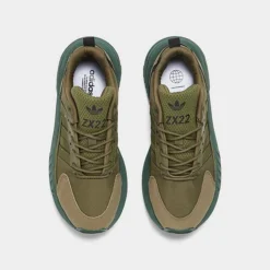 Big Kids' Adidas Originals ZX22 BOOST Casual Shoes Focus Olive/Green Oxide/Core Black - GZ6699 314 -Sports Fashion GZ6699 314 P5