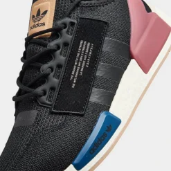 Men's Adidas Originals NMD R1 V2 Casual Shoes Black/Black/Altered Blue - H06330 001 -Sports Fashion H06330 001 P3