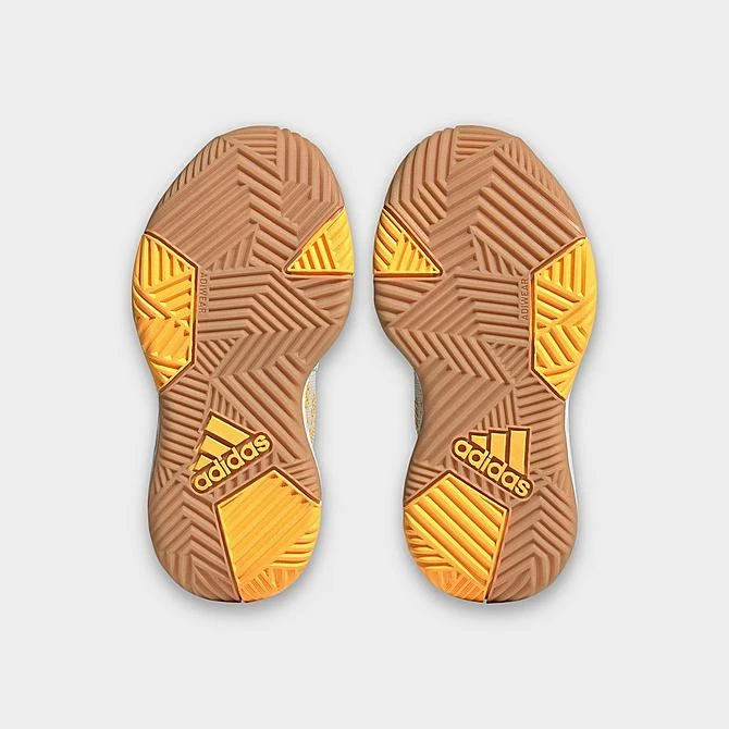 Little Kids' Adidas OwnTheGame 2.0 Basketball Shoes White/Black/Solar Gold - H06418P 100 6 Little Kids' Adidas OwnTheGame 2.0 Basketball Shoes White/Black/Solar Gold - H06418P 100 - Image 6