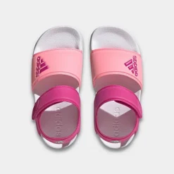 Little Kids' Adidas Adilette Sandals Lucid Fuchsia/Beam Pink/Pulse Mint - H06445 660 -Sports Fashion H06445 660 P5