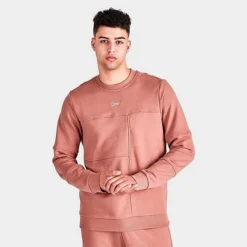 Reebok MYT Minimal Waste Crewneck Sweatshirt Canyon Coral - H54332 632 8 Reebok MYT Minimal Waste Crewneck Sweatshirt Canyon Coral - H54332 632 -Sports Fashion H54332 632 M3