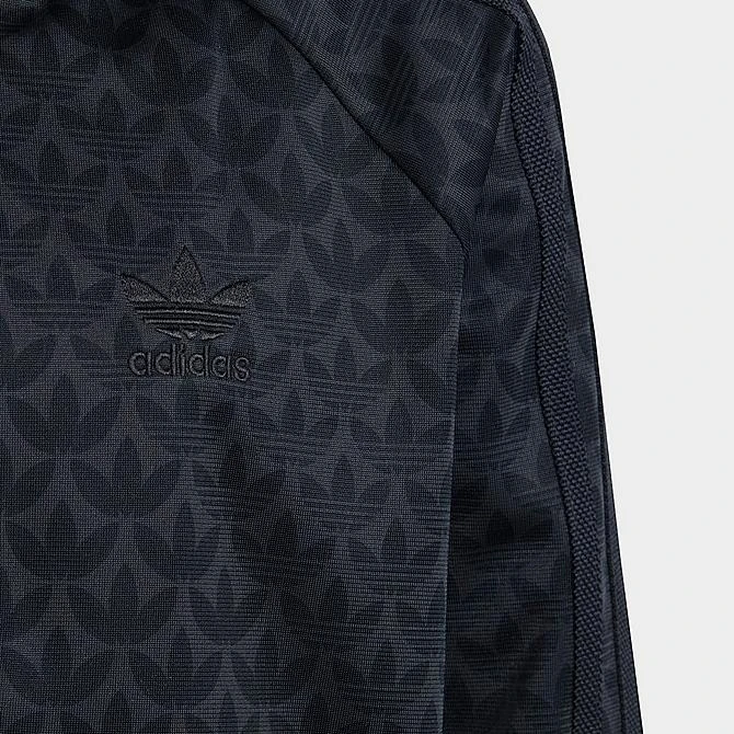 Little Kids' Adidas Originals Monogram Printed Track Suit Carbon - H62936 099 6 Little Kids' Adidas Originals Monogram Printed Track Suit Carbon - H62936 099 - Image 6