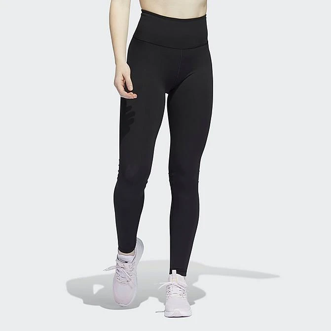 Women's Adidas Optime Training Tights Black - H64213 001 1 Women's Adidas Optime Training Tights Black - H64213 001