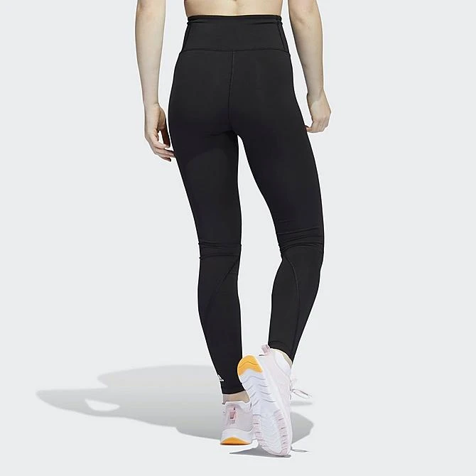 Women's Adidas Optime Training Tights Black - H64213 001 2 Women's Adidas Optime Training Tights Black - H64213 001 - Image 2