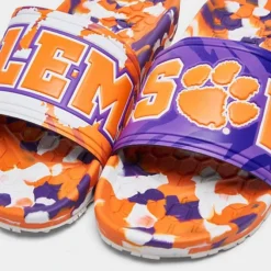 Hype Co. Clemson Tigers College Slydr Slide Sandals Orange/Purple/White - HCSLDCLM 811 -Sports Fashion HCSLDCLM 811 P3