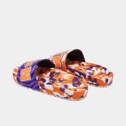 Hype Co. Clemson Tigers College Slydr Slide Sandals Orange/Purple/White - HCSLDCLM 811 -Sports Fashion HCSLDCLM 811 P4
