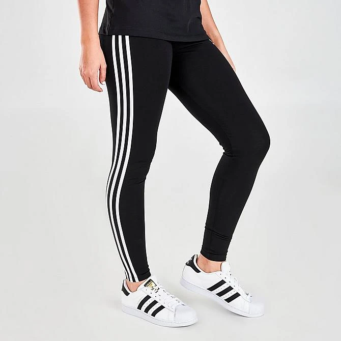 Women's Adidas Originals Adicolor Classics 3-Stripes Tights Black - HD2350 001 3 Women's Adidas Originals Adicolor Classics 3-Stripes Tights Black - HD2350 001 - Image 3