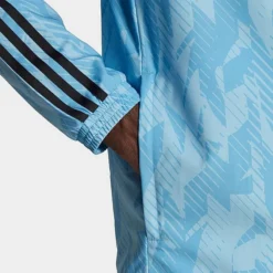 Men's Adidas Soccer Argentina Windbreaker Jacket Clear Blue/Light Blue - HF3942 478 -Sports Fashion HF3942 478 M4
