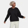 Women's Adidas ALL SZN Fleece Sweatshirt Black - HJ7995 001